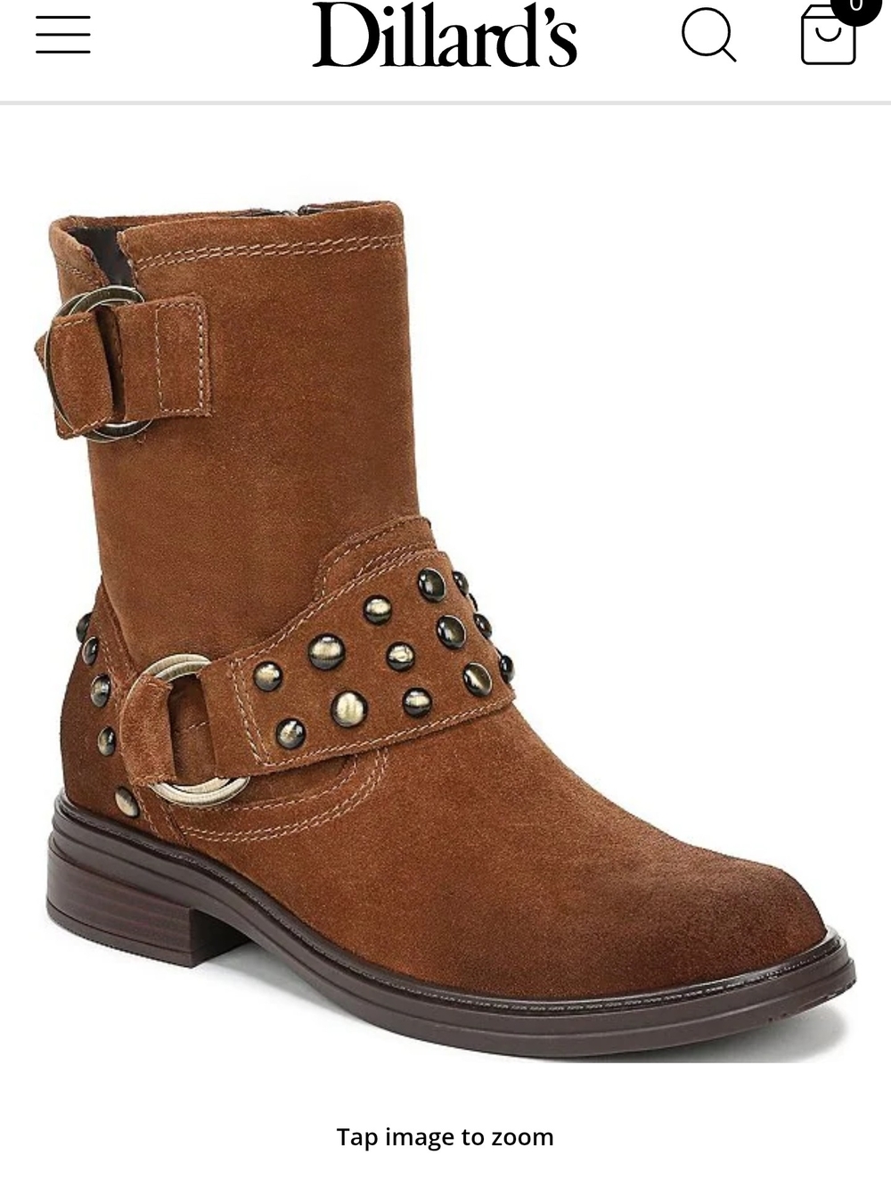 Naturalize Optimus Suede Studded Buckle Ankle Boots